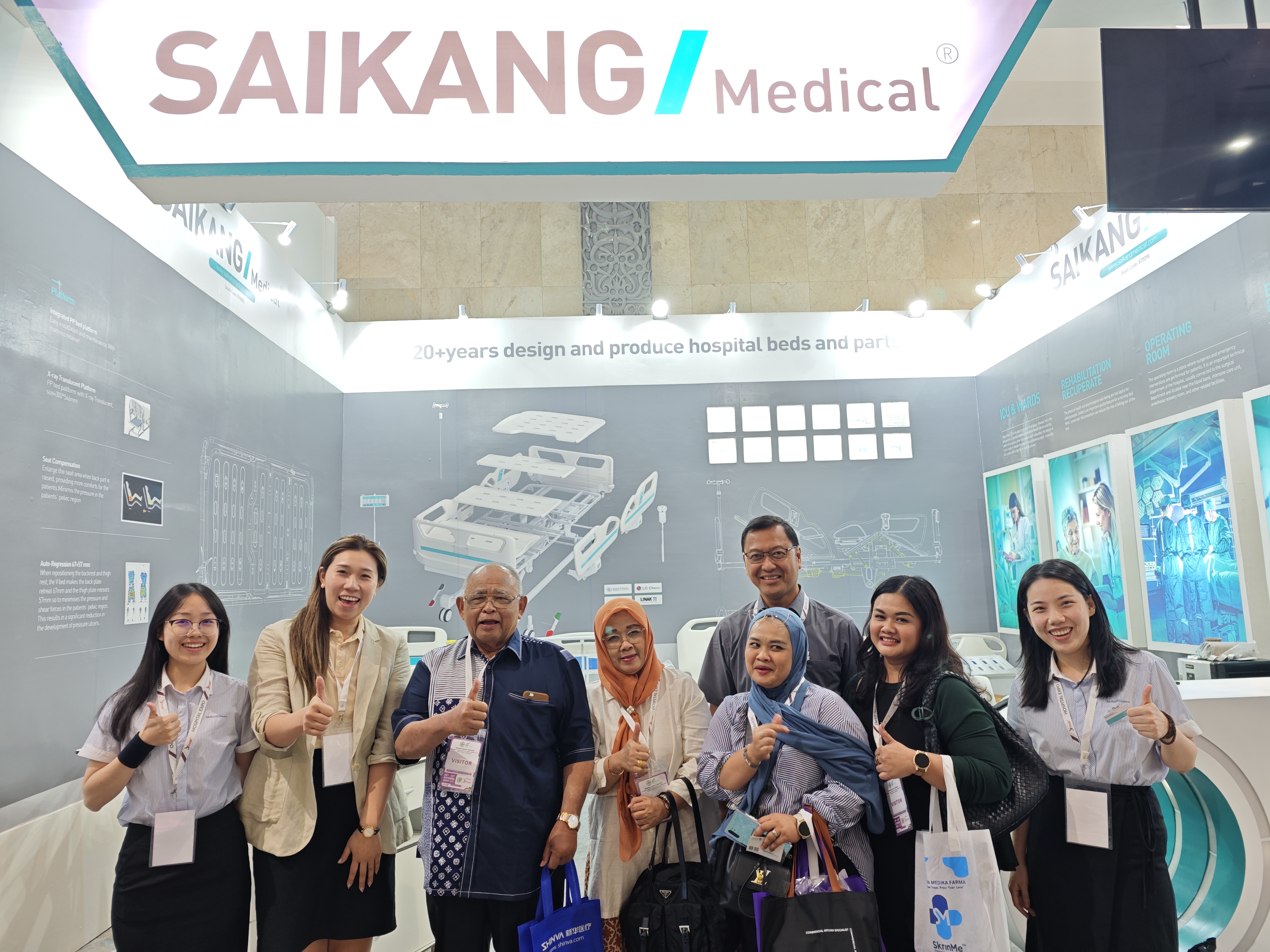 Saikang Medical shined at Hospital Expo!